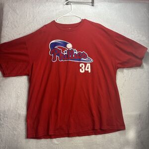 Roy Halladay #34 Phillies T-Shirt 3XL